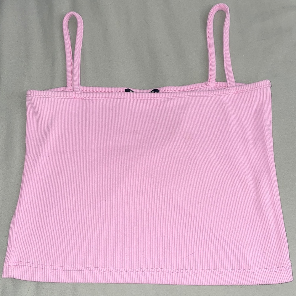 Pink Brandy Melville tank top. Like new, one size.